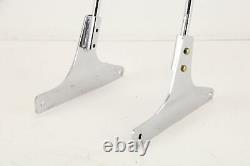 Harley EVO Softail CHROME 30 TALL POINTED Passenger Backrest Seat Sissy Bar