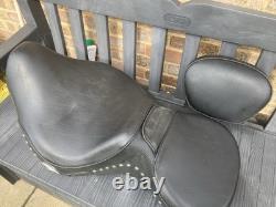 Harley Fat boy Rider Seat With Back Rest 2000-2005