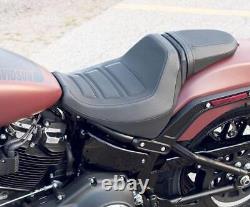 Harley M8 Softail Fat Bob Dual Seat Double 2-Up Saddle 2018+ FXFB FXFBS 52000322