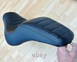 Harley M8 Softail Low Rider Dual Seat Glide Rider Saddle 18+ FLSB FXLR 52000272