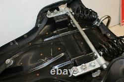 Harley Panhead Shovelhead Buddy Seat with Rail + Spring Assembly Black