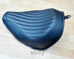 Harley Softail Slim Solo Seat Blackline Single Saddle 2011-16 FLS FXS 52000031A