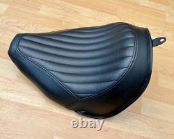 Harley Softail Slim Solo Seat Blackline Single Saddle 2011-16 FLS FXS 52000031A