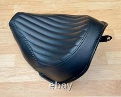 Harley Softail Slim Solo Seat Blackline Single Saddle 2011-16 FLS FXS 52000031A
