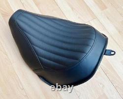 Harley Softail Slim Solo Seat Blackline Single Saddle 2011-16 FLS FXS 52000031A