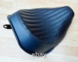 Harley Softail Slim Solo Seat Blackline Single Saddle 2011-16 FLS FXS 52000031A