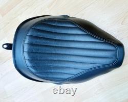 Harley Softail Slim Solo Seat Blackline Single Saddle 2011-16 FLS FXS 52000031A