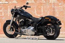 Harley Softail Slim Solo Seat Blackline Single Saddle 2011-16 FLS FXS 52000031A