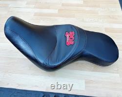 Harley Softail Sundowner Deep Dual Seat Saddle 2000-17 FLST FLSTC FLSTN 51764-06