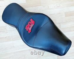 Harley Softail Sundowner Deep Dual Seat Saddle 2000-17 FLST FLSTC FLSTN 51764-06