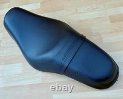 Harley Sportster Custom Dual Seat Double Twin Two-Up Saddle 2004-21 51530-04