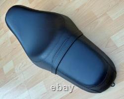 Harley Sportster Custom Dual Seat Double Twin Two-Up Saddle 2004-21 51530-04
