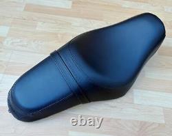 Harley Sportster Custom Dual Seat Double Twin Two-Up Saddle 2004-21 51530-04
