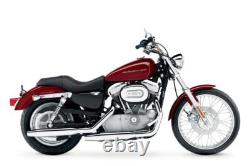 Harley Sportster Custom Dual Seat Double Twin Two-Up Saddle 2004-21 51530-04