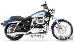 Harley Sportster Custom Dual Seat Double Twin Two-Up Saddle 2004-21 XL 51530-04