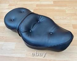 Harley Sportster Deluxe Pillow Dual Seat Touring Saddle 04-06 & 10+ XLN 52112-04
