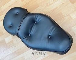 Harley Sportster Deluxe Pillow Dual Seat Touring Saddle 04-06 & 10+ XLN 52112-04