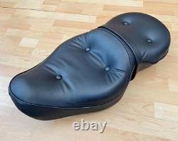 Harley Sportster Deluxe Pillow Dual Seat Touring Saddle 04-06 & 10+ XLN 52112-04