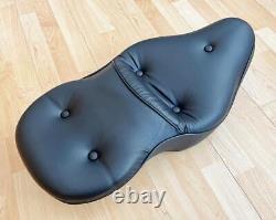 Harley Sportster Deluxe Pillow-Look Dual Seat Touring Saddle 1983-2003 52105-93C