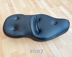 Harley Sportster Deluxe Pillow-Look Dual Seat Touring Saddle 1983-2003 52105-93C