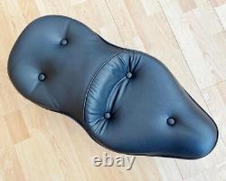 Harley Sportster Deluxe Pillow-Look Dual Seat Touring Saddle 1983-2003 52105-93C