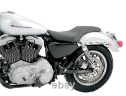 Harley Sportster Mustang Tripper Fastback Smooth Dual Seat Saddle 04-21 XL 76290