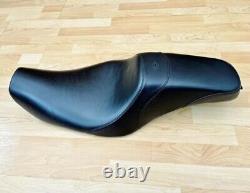 Harley Sportster Sidekick Double Dual Leather Seat Two-Up Saddle 04-20 52859-04B