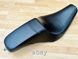 Harley Sportster Sidekick Double Dual Leather Seat Two-Up Saddle 04-20 52859-04B