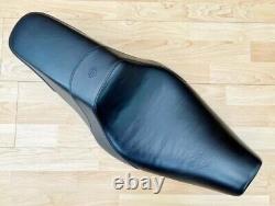 Harley Sportster Sidekick Double Dual Leather Seat Two-Up Saddle 04-20 52859-04B