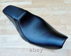 Harley Sportster Sidekick Double Dual Leather Seat Two-Up Saddle 04-21 52859-04B