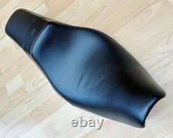 Harley Sportster Sidekick Double Dual Leather Seat Two-Up Saddle 04-21 52859-04B