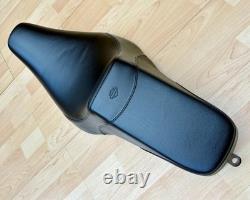 Harley Sportster Sidekick Double Dual Leather Seat Two-Up Saddle 04-21 52859-04B