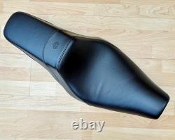 Harley Sportster Sidekick Double Dual Leather Seat Two-Up Saddle 04-21 52859-04B