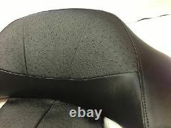 Harley Touring 97 07 Seat Cover KIT /Comfort Stitch with OSTRICH & 1/2 top foam