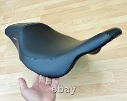 Harley Touring Badlander Dual Seat Saddle Street Road Glide 2008+ FL 52067-08A