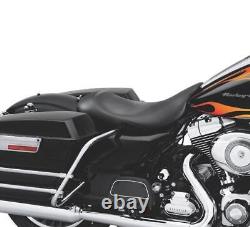 Harley Touring Brawler Leather Solo Seat Single Saddle 97-07 FLHX FLHR 53373-02A