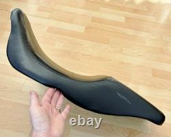 Harley Touring Leather Badlander Dual Seat Double Twin Saddle 2008+ FL 52000257