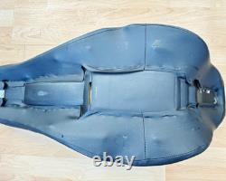 Harley Touring Leather Badlander Dual Seat Double Twin Saddle 2008+ FL 52000257