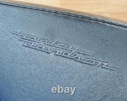 Harley Touring Leather Badlander Dual Seat Double Twin Saddle 2008+ FL 52000257