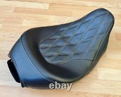 Harley Touring Low-Profile Solo Seat Single Saddle Road King Glide 09+ 52000057