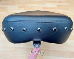 Harley Touring Road King Dual Seat OEM Studded 2-Up Saddle 2014+ FLHR 52000038