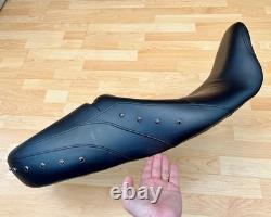 Harley Touring Road King Dual Seat OEM Studded 2-Up Saddle 2014+ FLHR 52000038