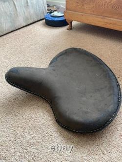 Harley WL WLA WLC WLD Flathead Black Solo Seat Saddle without Stamp 3181-41