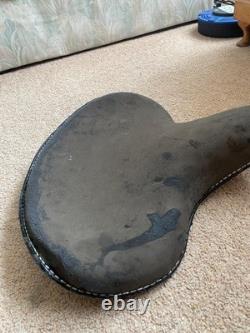 Harley WL WLA WLC WLD Flathead Black Solo Seat Saddle without Stamp 3181-41