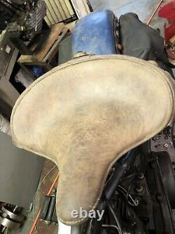 Harley davidson 1939 deluxe solo seat knucklehead panhead flathead bates