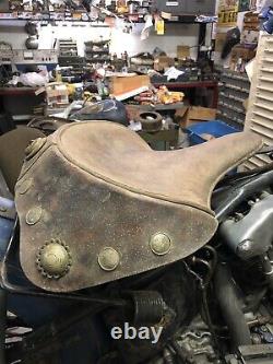 Harley davidson 1939 deluxe solo seat knucklehead panhead flathead bates