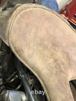 Harley davidson 1939 deluxe solo seat knucklehead panhead flathead bates