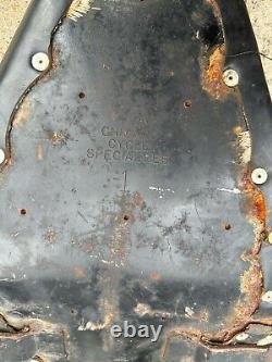 Harley-davidson chopper seat vintage chicago cycles