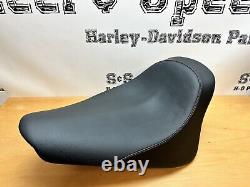 Heartland USA Rider / Solo Seat in Leather for Harley-Davidson Models HCS-0001