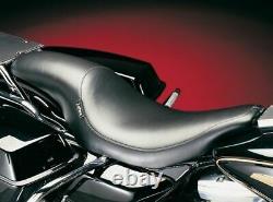 LePera Black Silhouette Front Rear 2-Up Seat Harley Touring Dresser Bagger 02-07